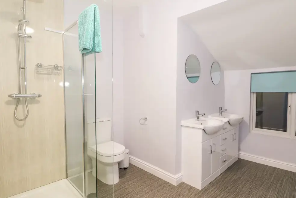 Shower room at Lincoln House