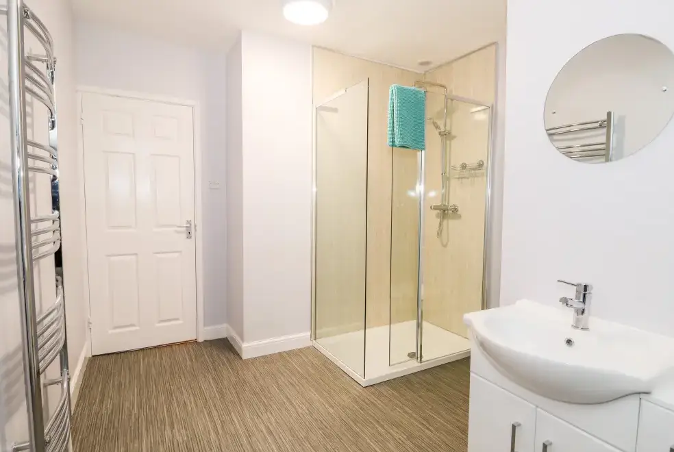 Shower room at Lincoln House