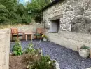 Enclosed garden at Lingcombe Barn in Dartmoor - thumbnail photo