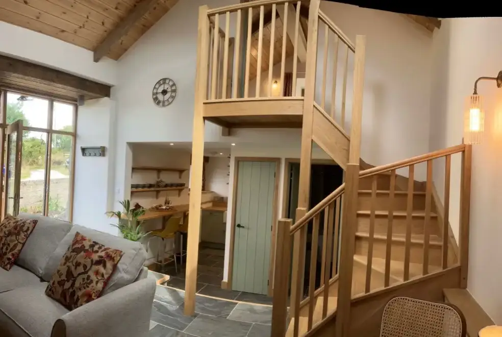 Luxurious interior at Lingcombe Barn in Dartmoor