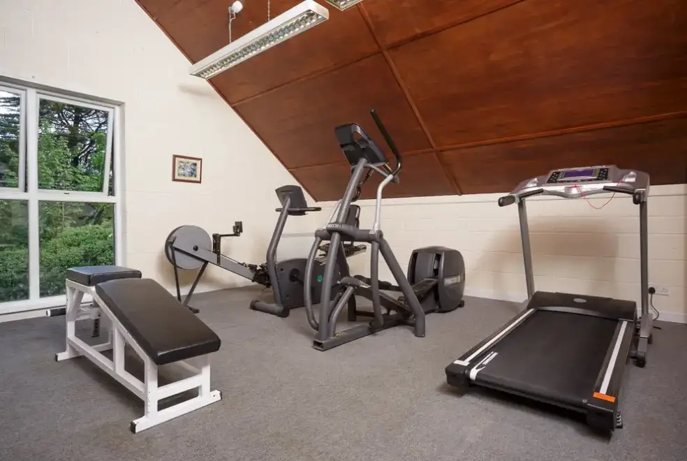 Gym at Lingcombe Barn in Dartmoor