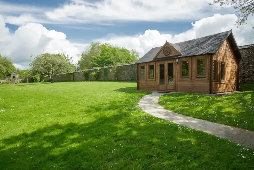 Garden at Lingcombe Barn in Dartmoor