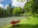 Outdoor games area at Lingcombe Barn in Dartmoor - thumbnail photo