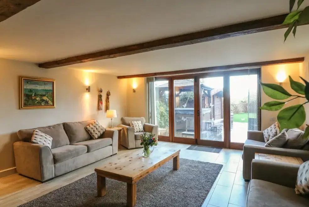 Lounge at Linhay Barn Conversion