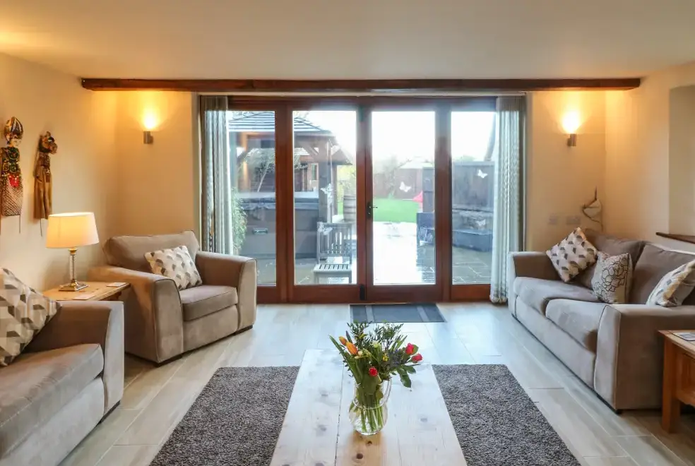 Lounge at Linhay Barn Conversion