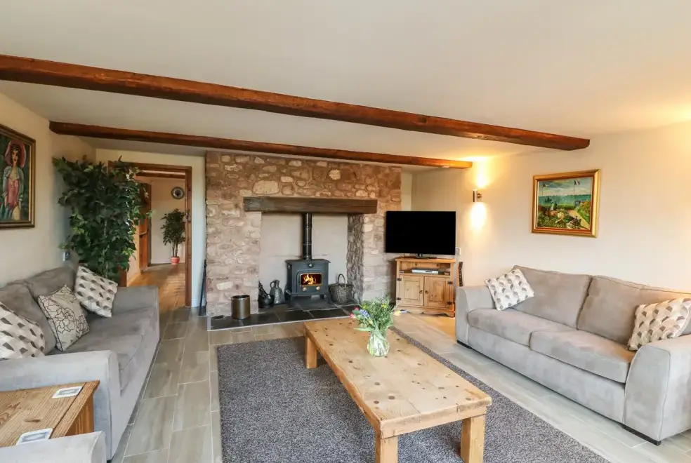 Lounge at Linhay Barn Conversion