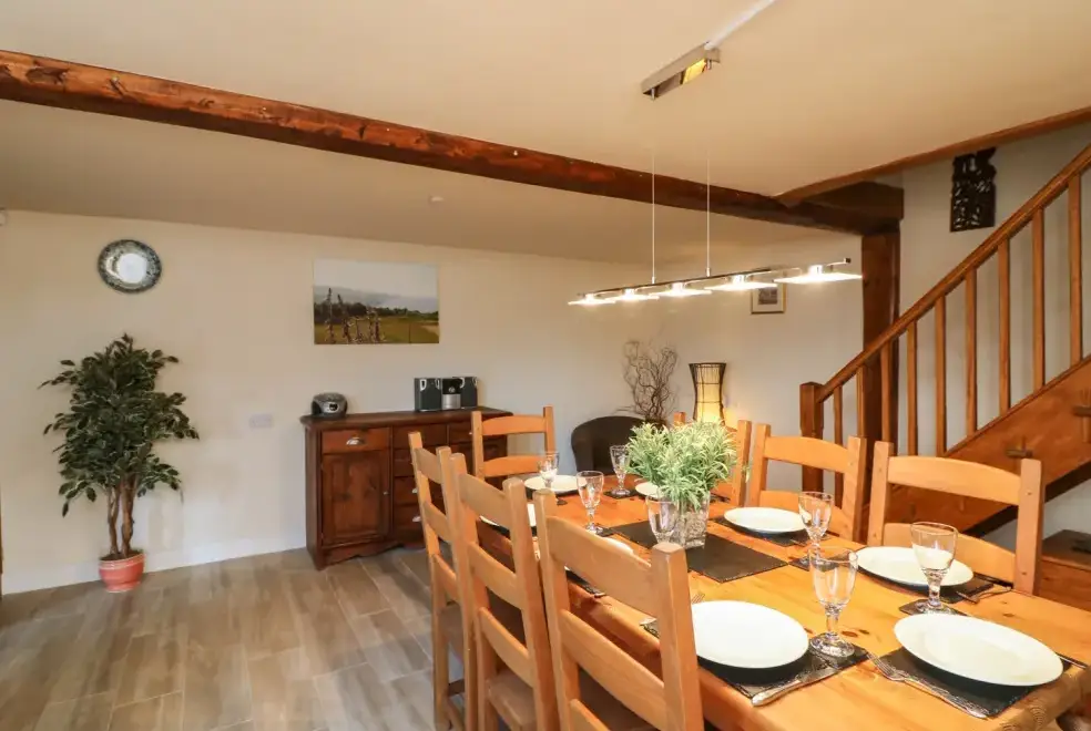 Dining room at Linhay Barn Conversion