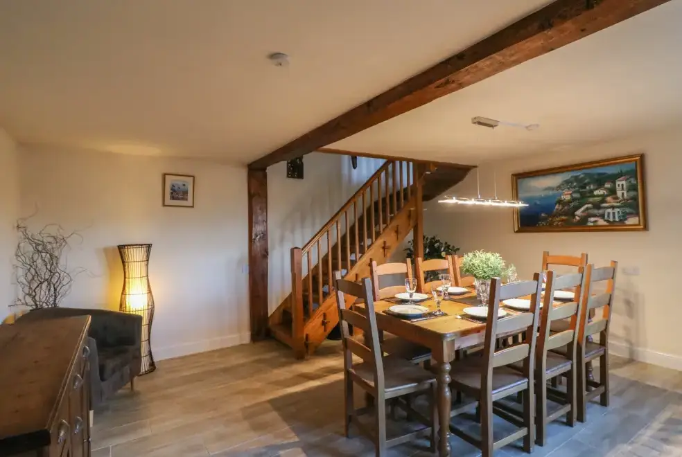 Dining room at Linhay Barn Conversion