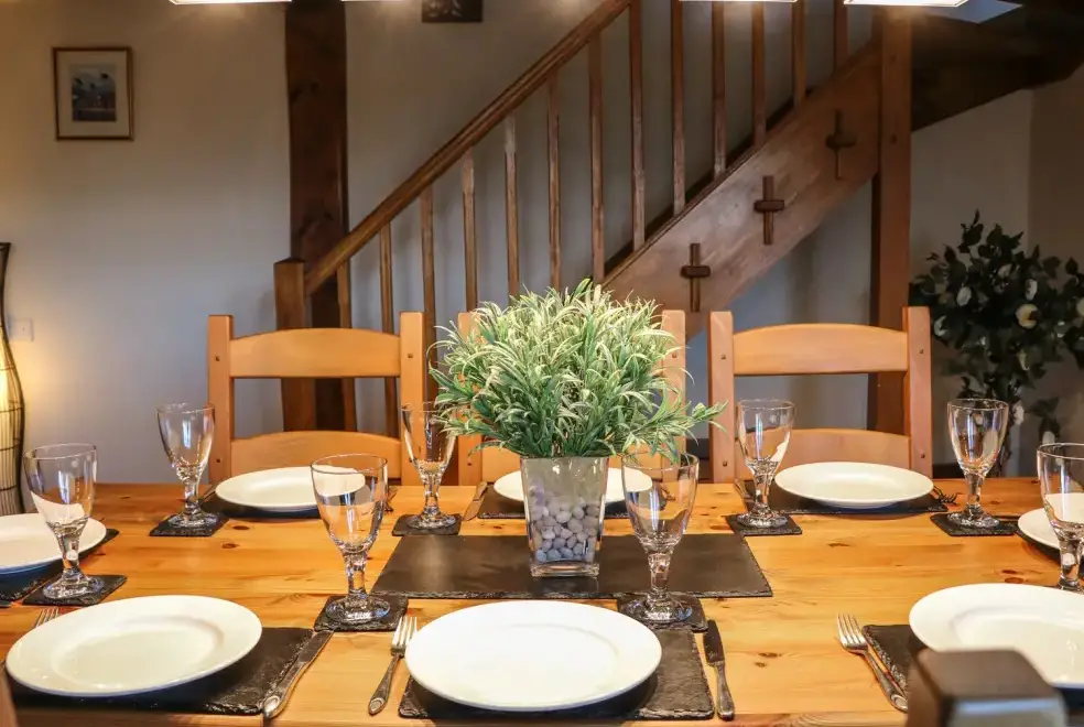 Dining room at Linhay Barn Conversion
