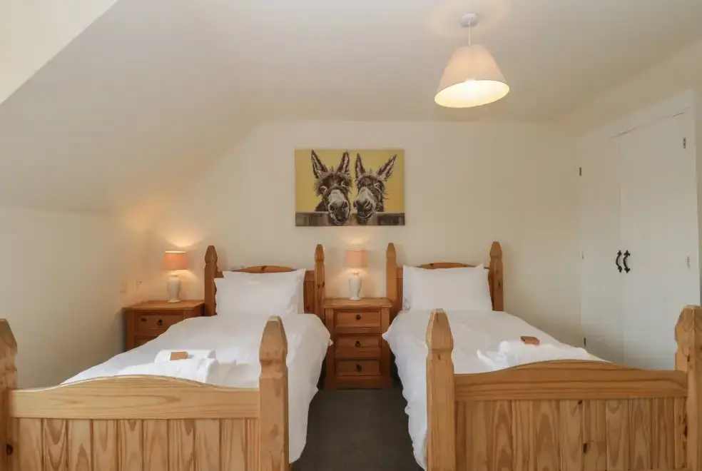 Bedroom at Linhay Barn Conversion