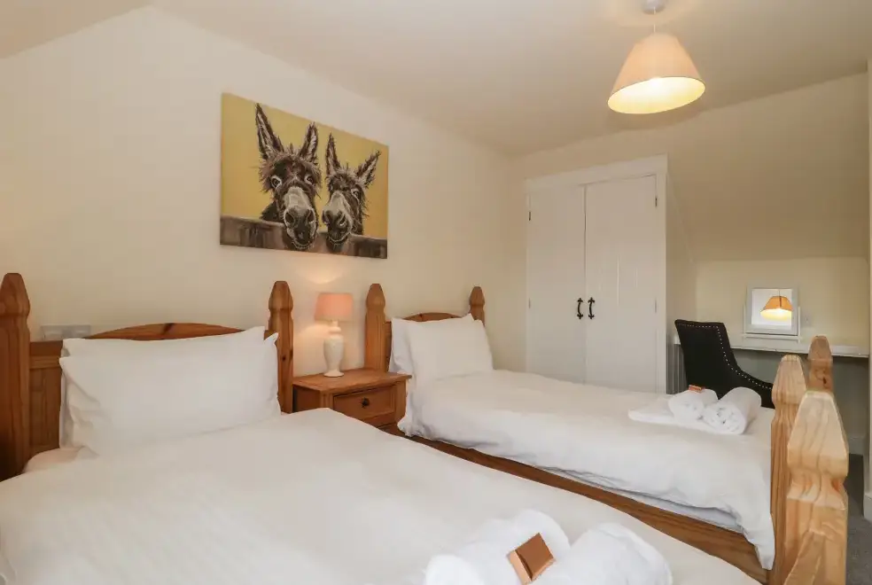 Bedroom at Linhay Barn Conversion