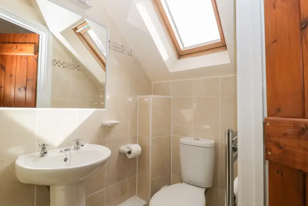 Shower room at Linhay Barn Conversion