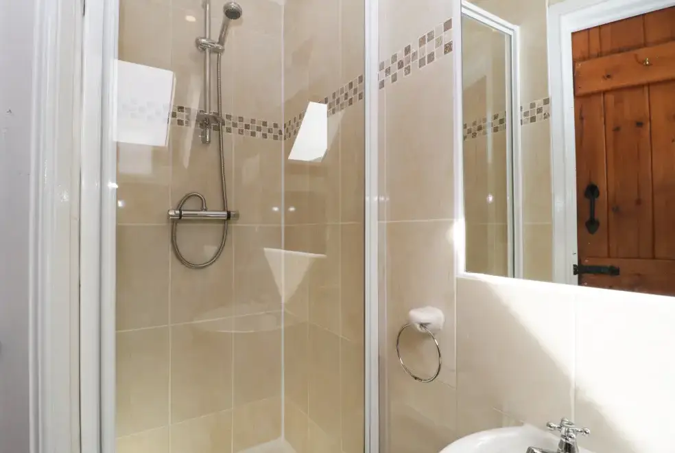 Shower room at Linhay Barn Conversion
