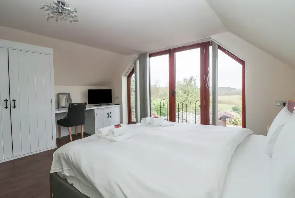 Bedroom at Linhay Barn Conversion