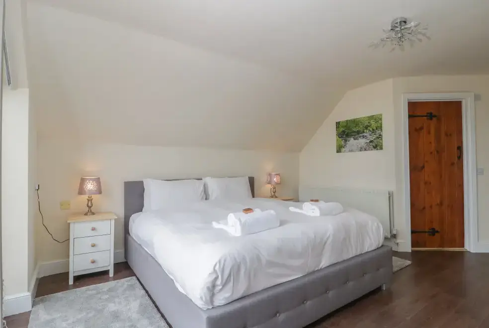 Bedroom at Linhay Barn Conversion