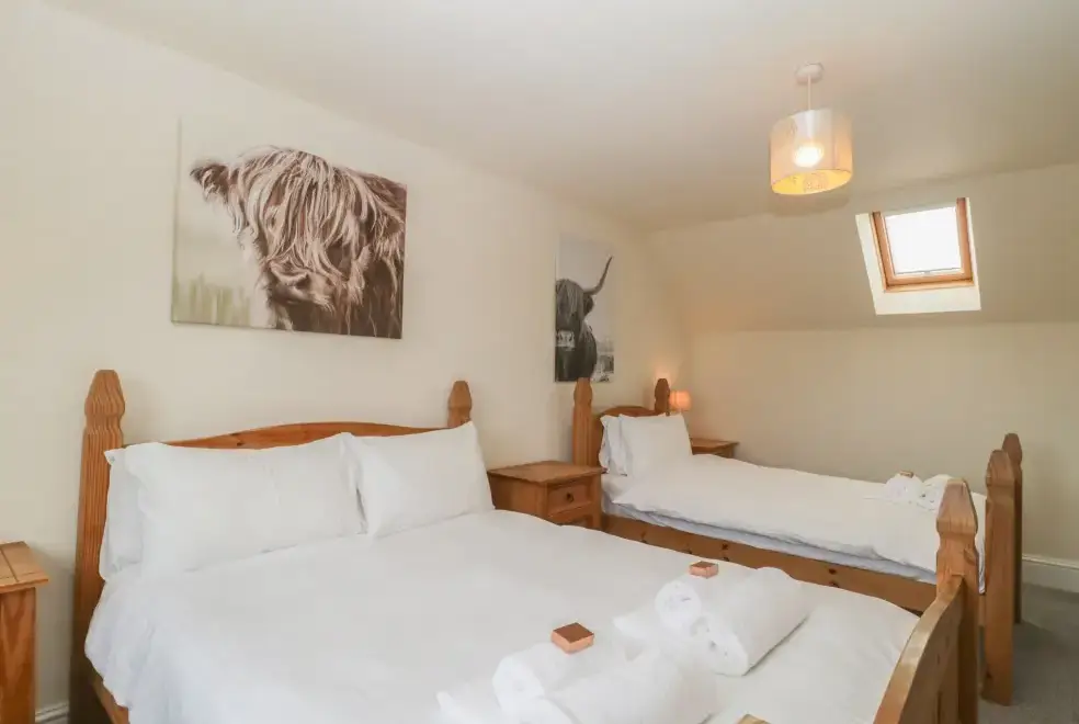 Bedroom at Linhay Barn Conversion