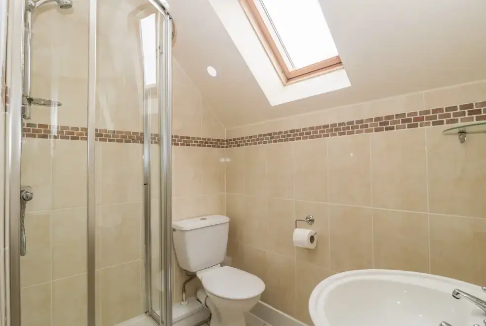 Shower room at Linhay Barn Conversion