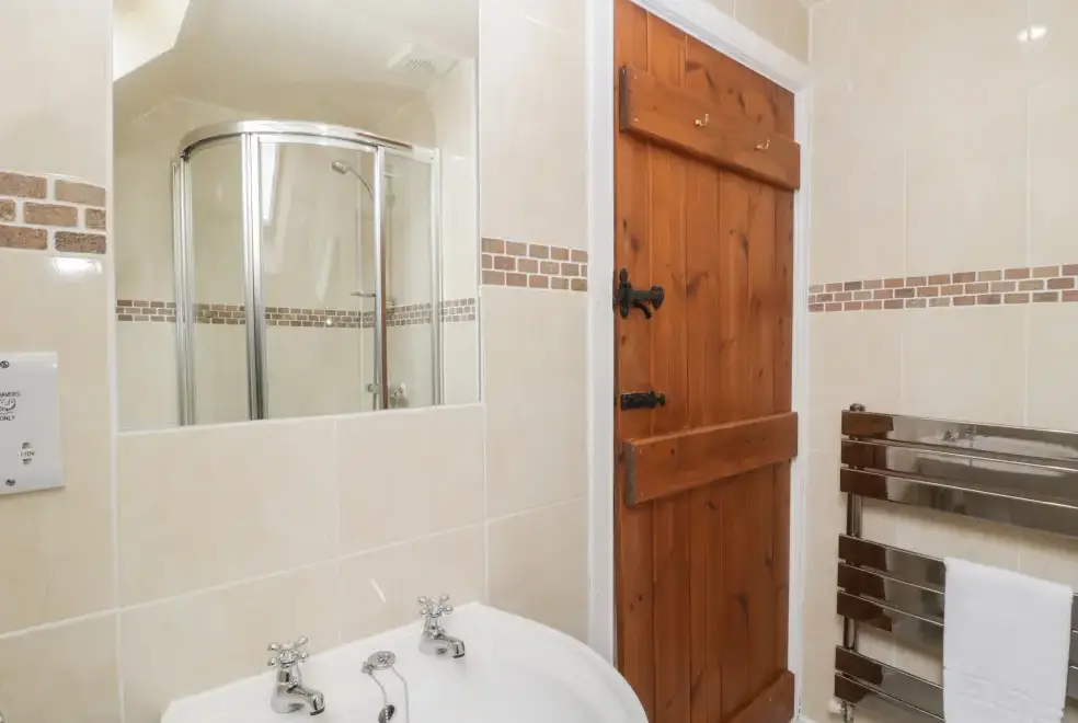 Shower room at Linhay Barn Conversion