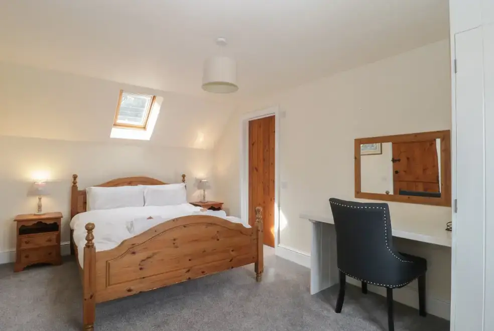 Bedroom at Linhay Barn Conversion