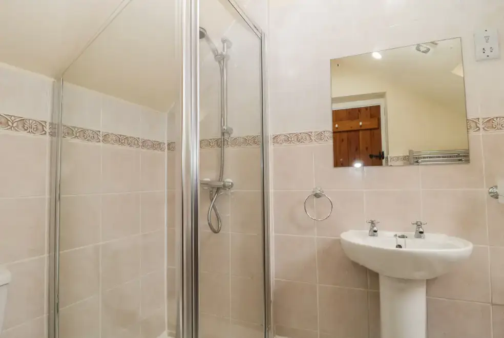 Shower room at Linhay Barn Conversion