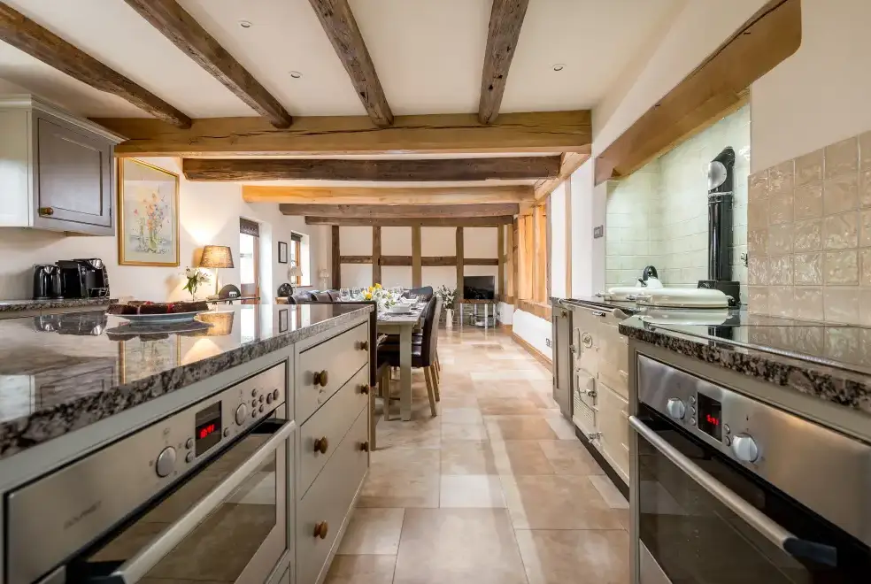 Farmhouse style kitchen at Little Canwood House, Sleeps 7+1, 5* Gold Award Winning