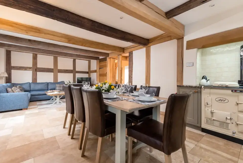 Kitchen/diner at Little Canwood House, Sleeps 7+1, 5* Gold Award Winning