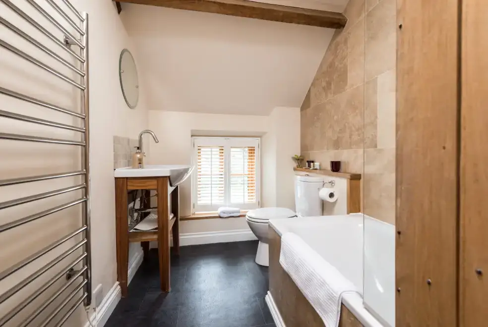 Family bathroom at Little Canwood House, Sleeps 7+1, 5* Gold Award Winning