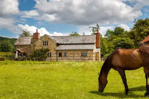 Countryside views at Little Canwood House, Sleeps 7+1, 5* Gold Award Winning, Herefordshire