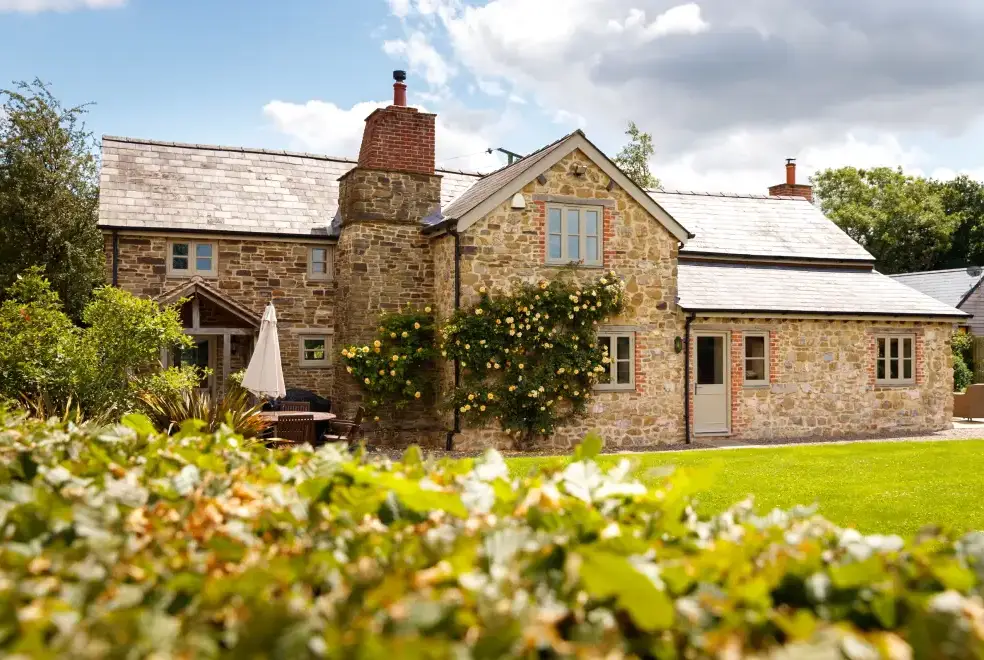Little Canwood House, Sleeps 7+1, 5* Gold Award Winning, from the outside