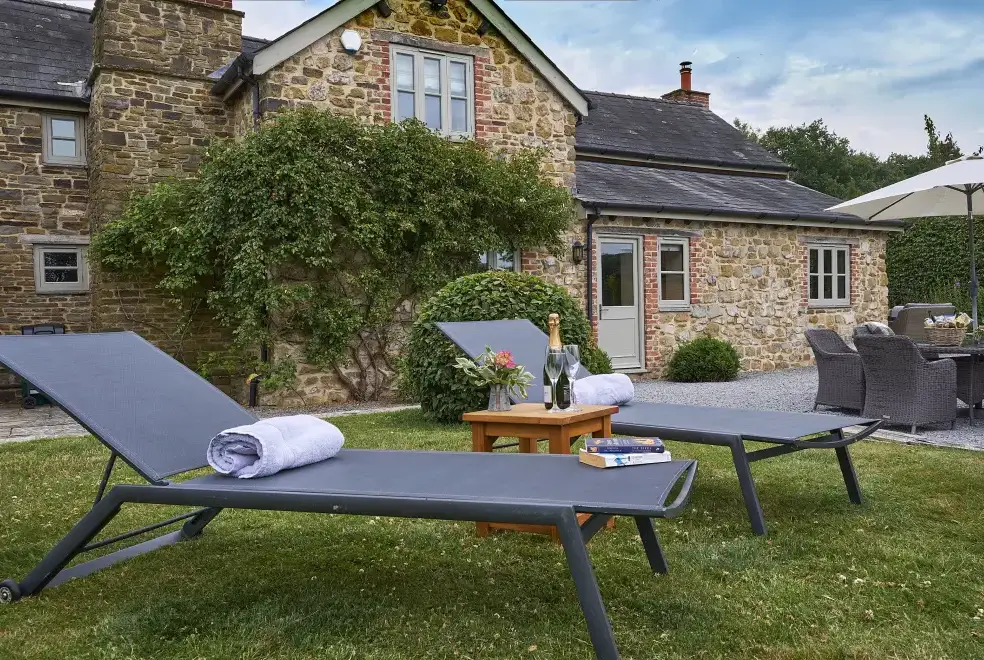 Garden at Little Canwood House, Sleeps 7+1, 5* Gold Award Winning