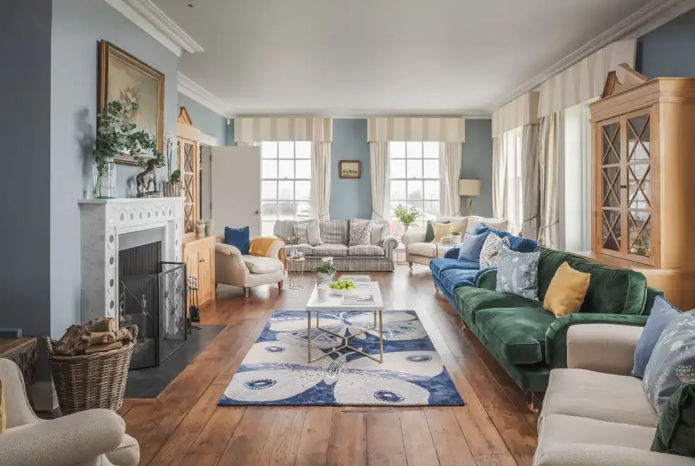 Lounge at Little Cheriton House