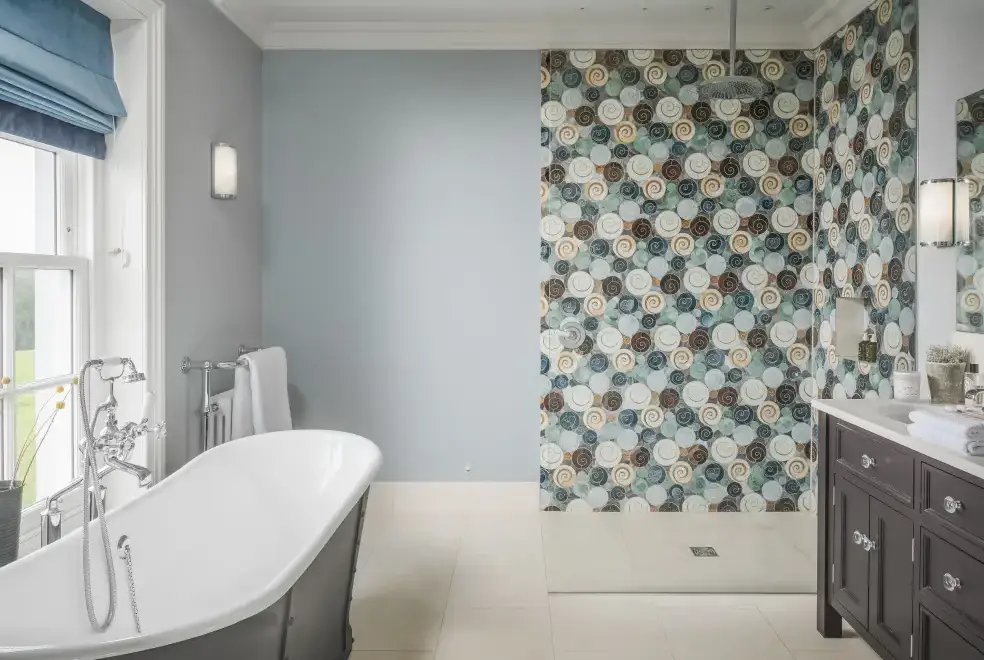 Ensuite bathroom at Little Cheriton House