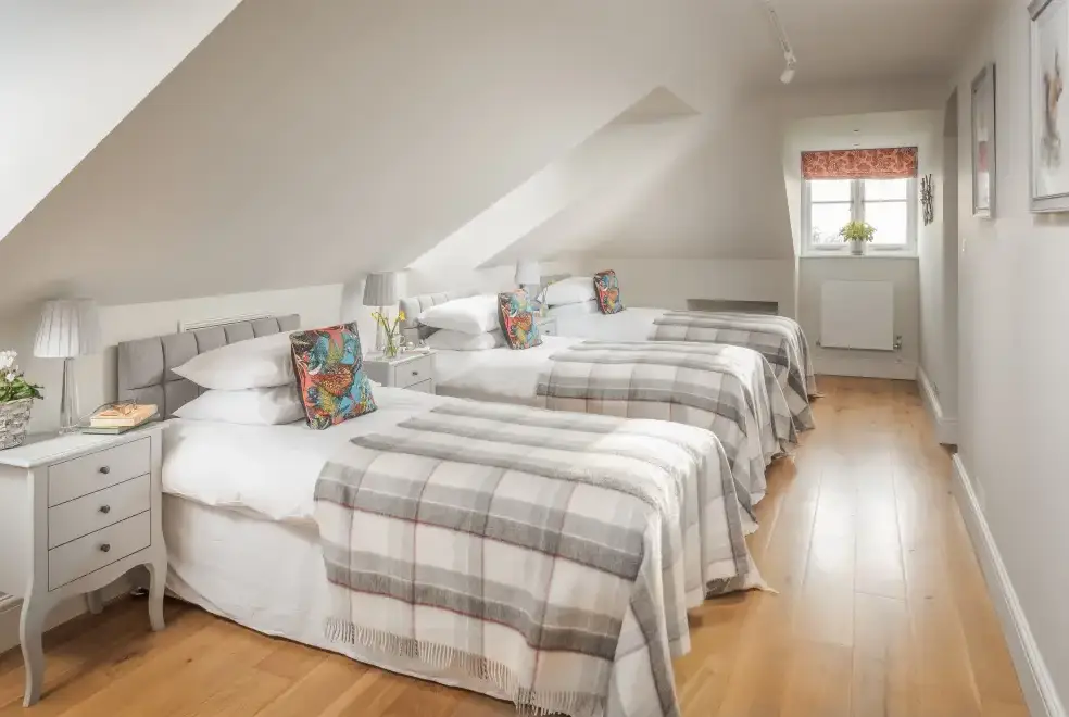 Bedroom at Little Cheriton House
