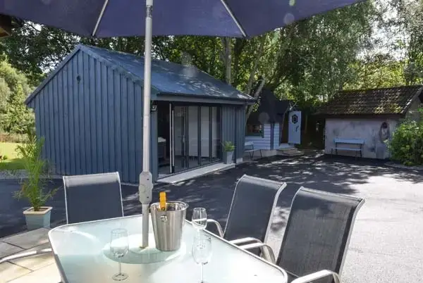 Patio area at Little Chestnut