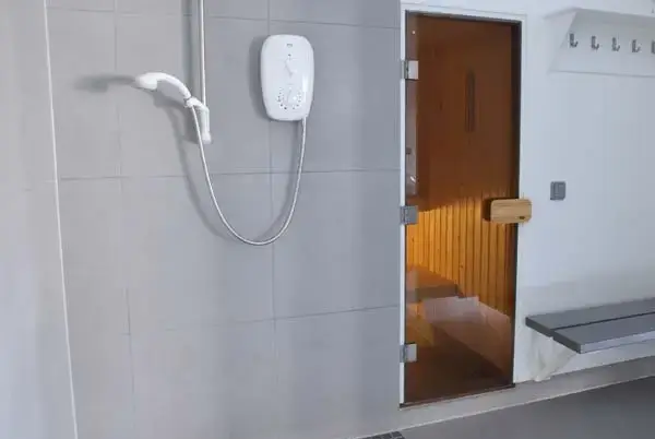 Shower room at Little Chestnut