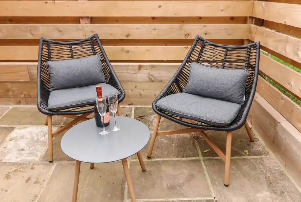 Patio area at Little Gem