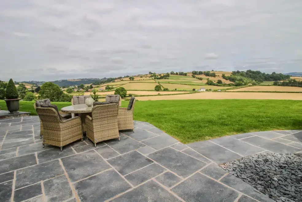 Countryside views at Llety Cariad
