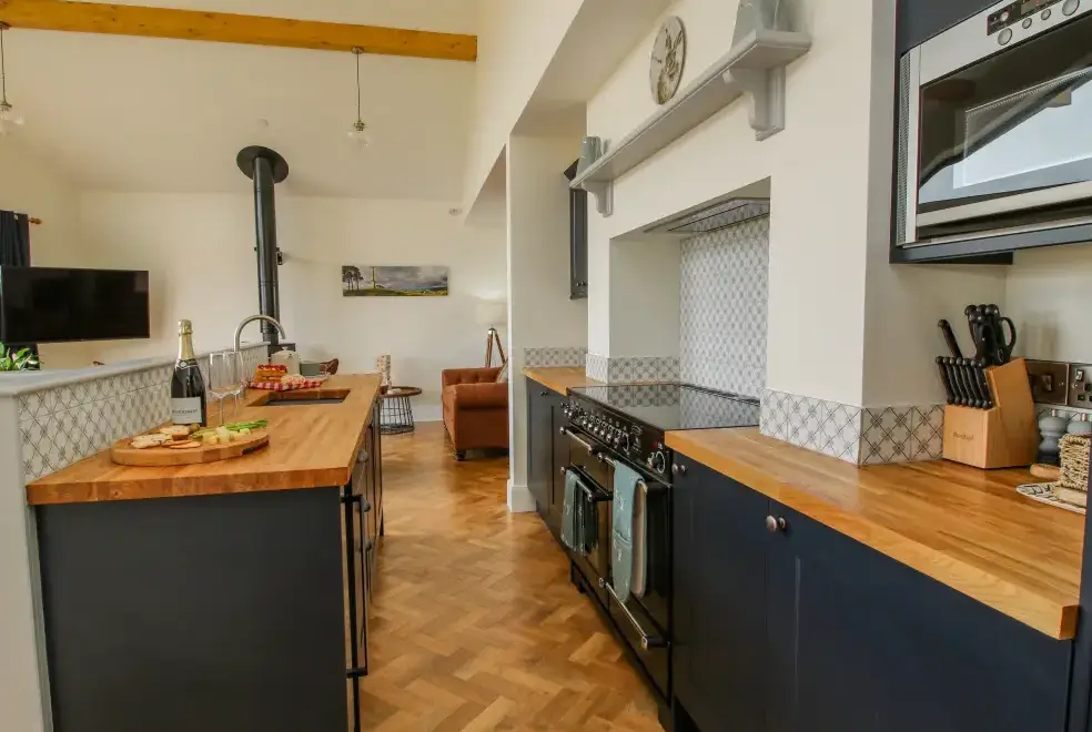 Kitchen/diner at Llety Cariad