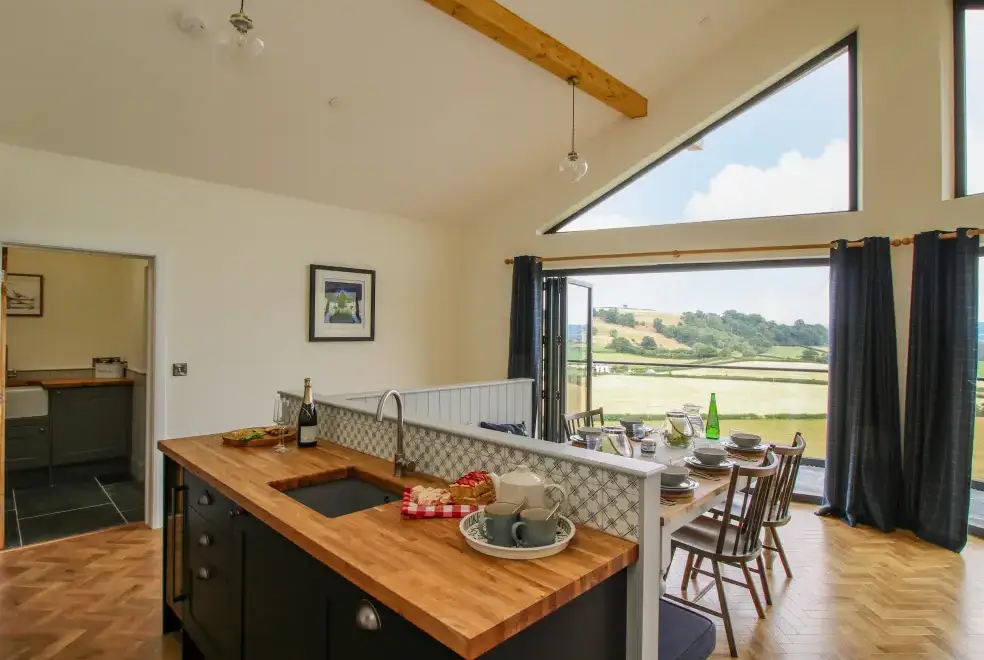 Kitchen/diner at Llety Cariad