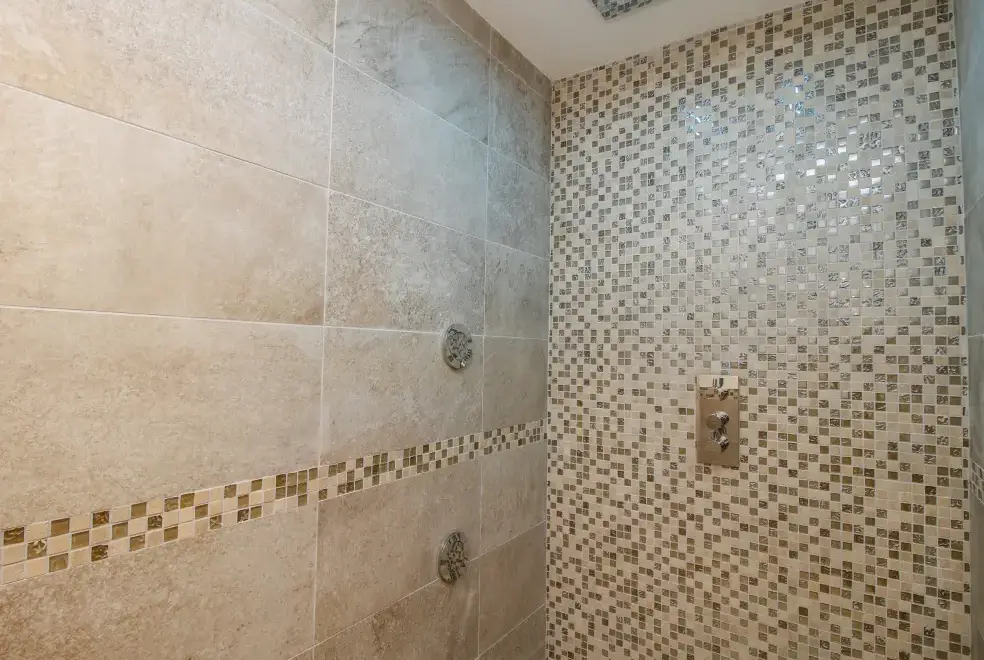Shower room at Llety Cariad