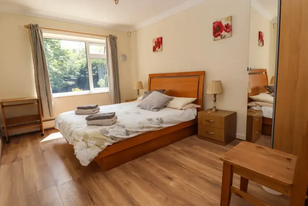 Bedroom at Llys Offa