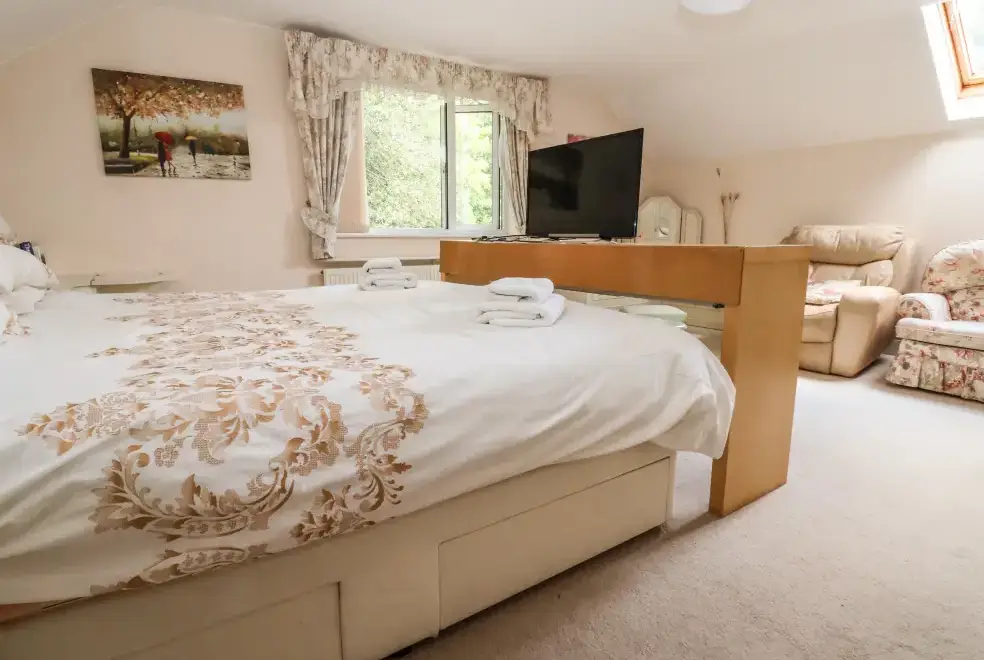 Bedroom at Llys Offa