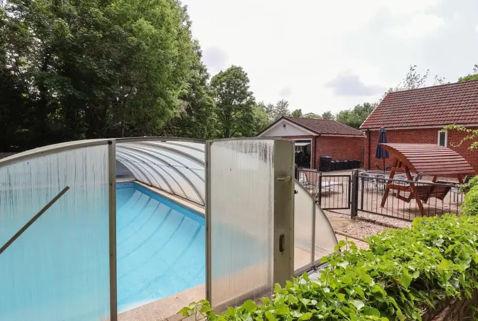 Private Swimming Pool at Llys Offa