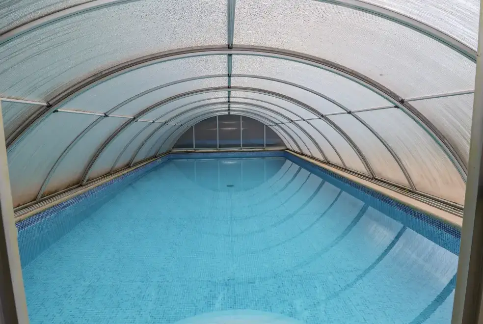 Private Swimming Pool at Llys Offa