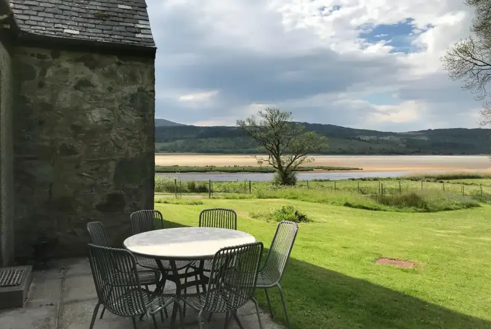 Countryside views at Lochead Cottage