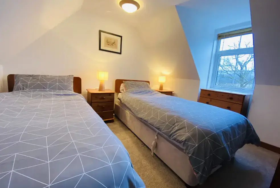 Bedroom at Lochead Cottage
