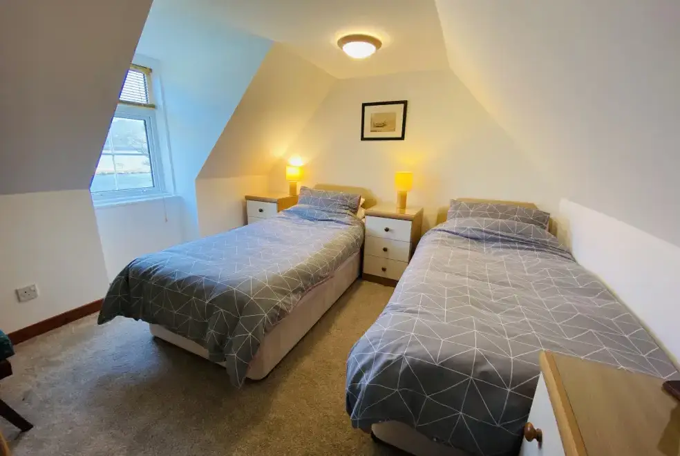 Bedroom at Lochead Cottage