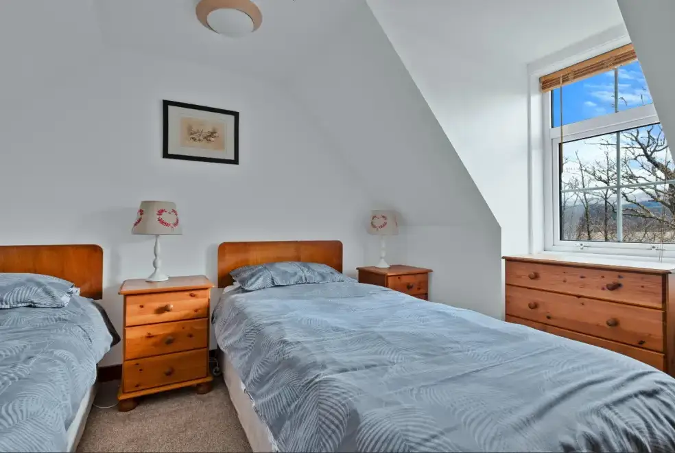 Bedroom at Lochead Cottage