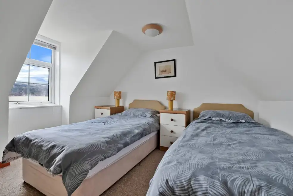 Bedroom at Lochead Cottage