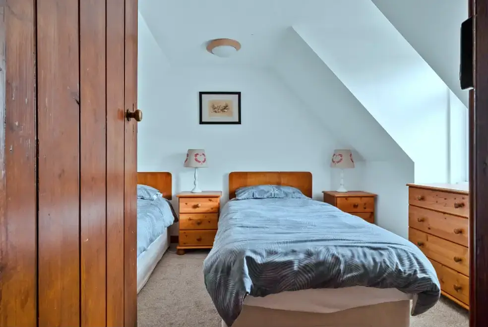 Bedroom at Lochead Cottage